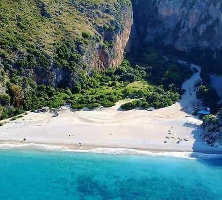 Gjipe Eco Campground Vuno Buitenkant foto