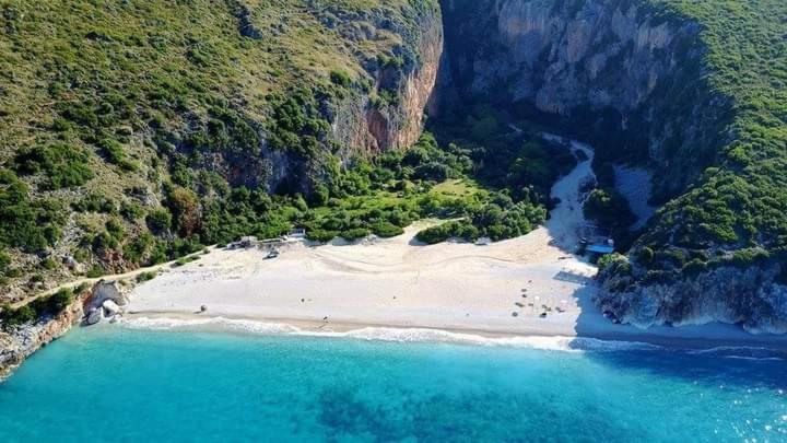 Gjipe Eco Campground Vuno Buitenkant foto